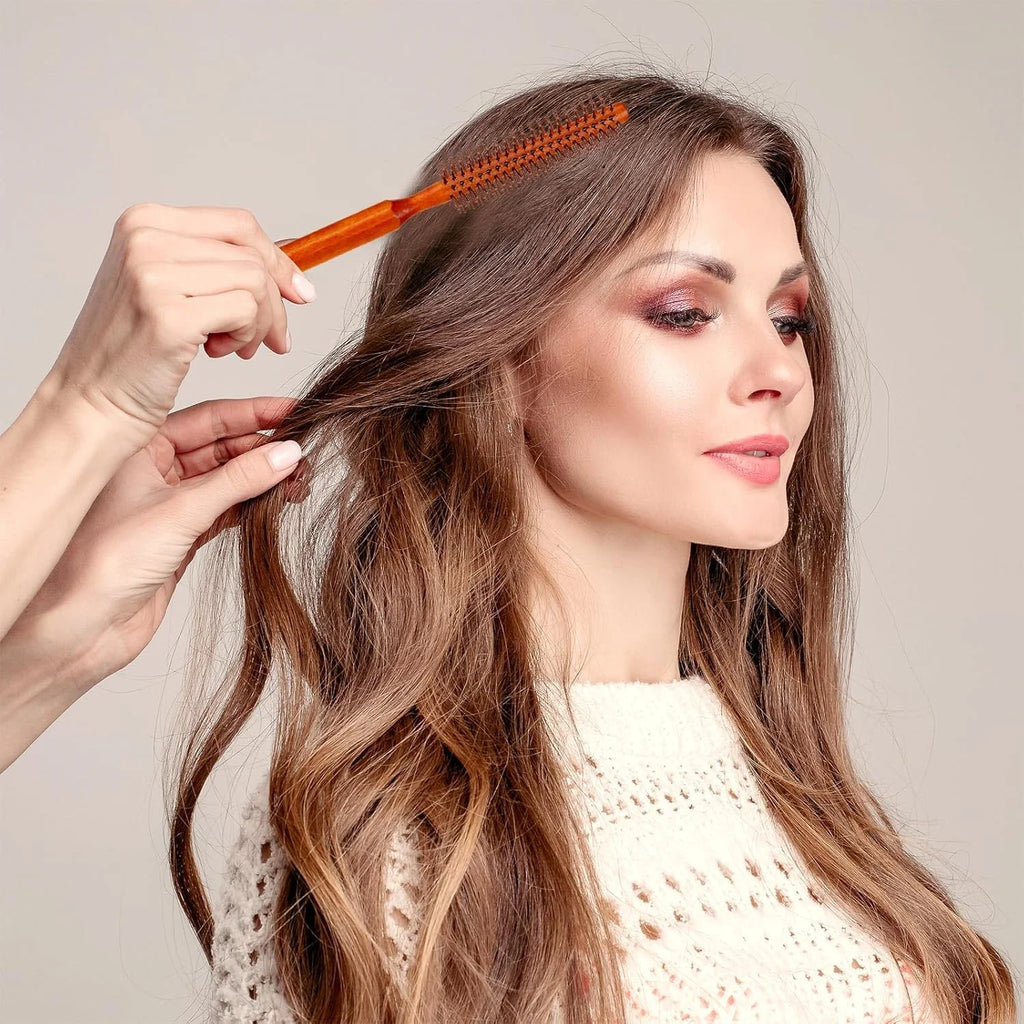Round Round Styling Hair Brush New Beard Comb  for Wet Wavy Hair Bangs, Lifting, Curling Unisex