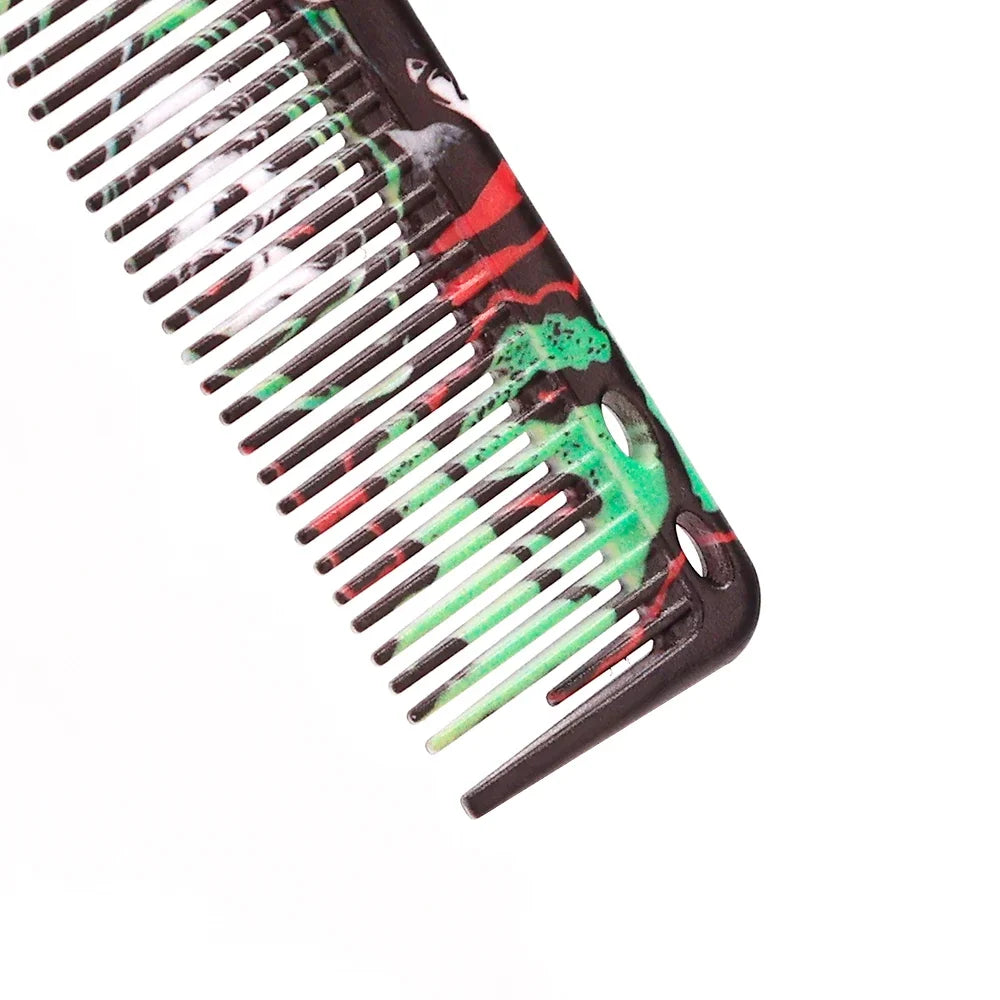8 Color Barber Beard Comb Two-sided Men's Shaving Brush Beard Brushes Salon Hairdressing Hair Styling Tool