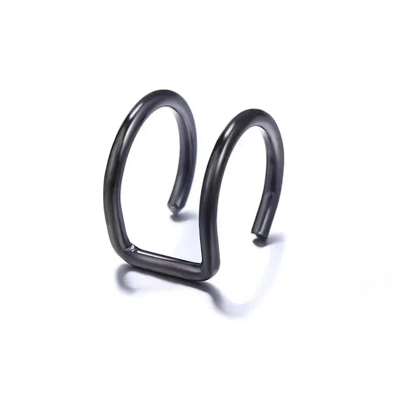 Fashion 1/12pcs Gold Silver Viking Hair Braids Dreadlock Non-Piercing Ear Clip Beard Beads Cuffs Clip Hair Accessories