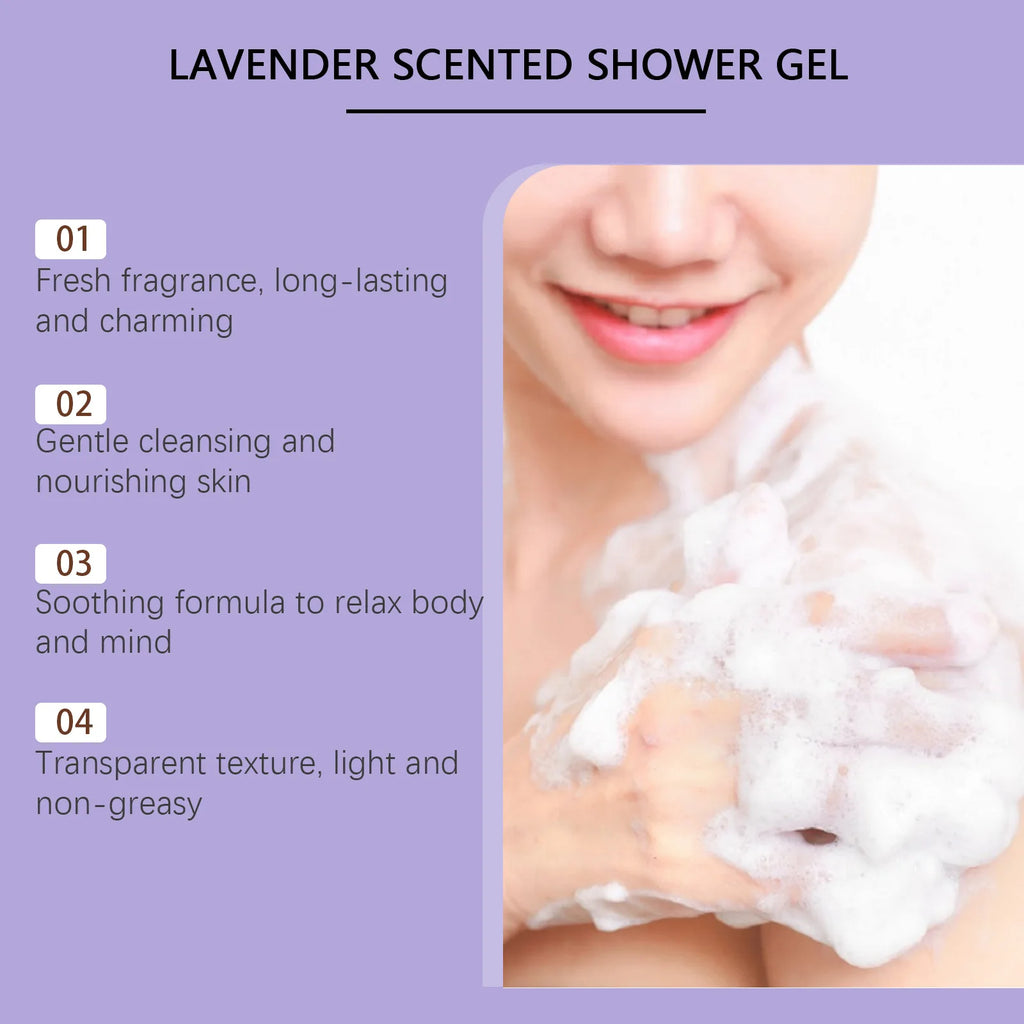 Jaysuing Fragrant Shower Gel – Long-Lasting Perfume Body Wash | Deep Cleansing & Moisturizing