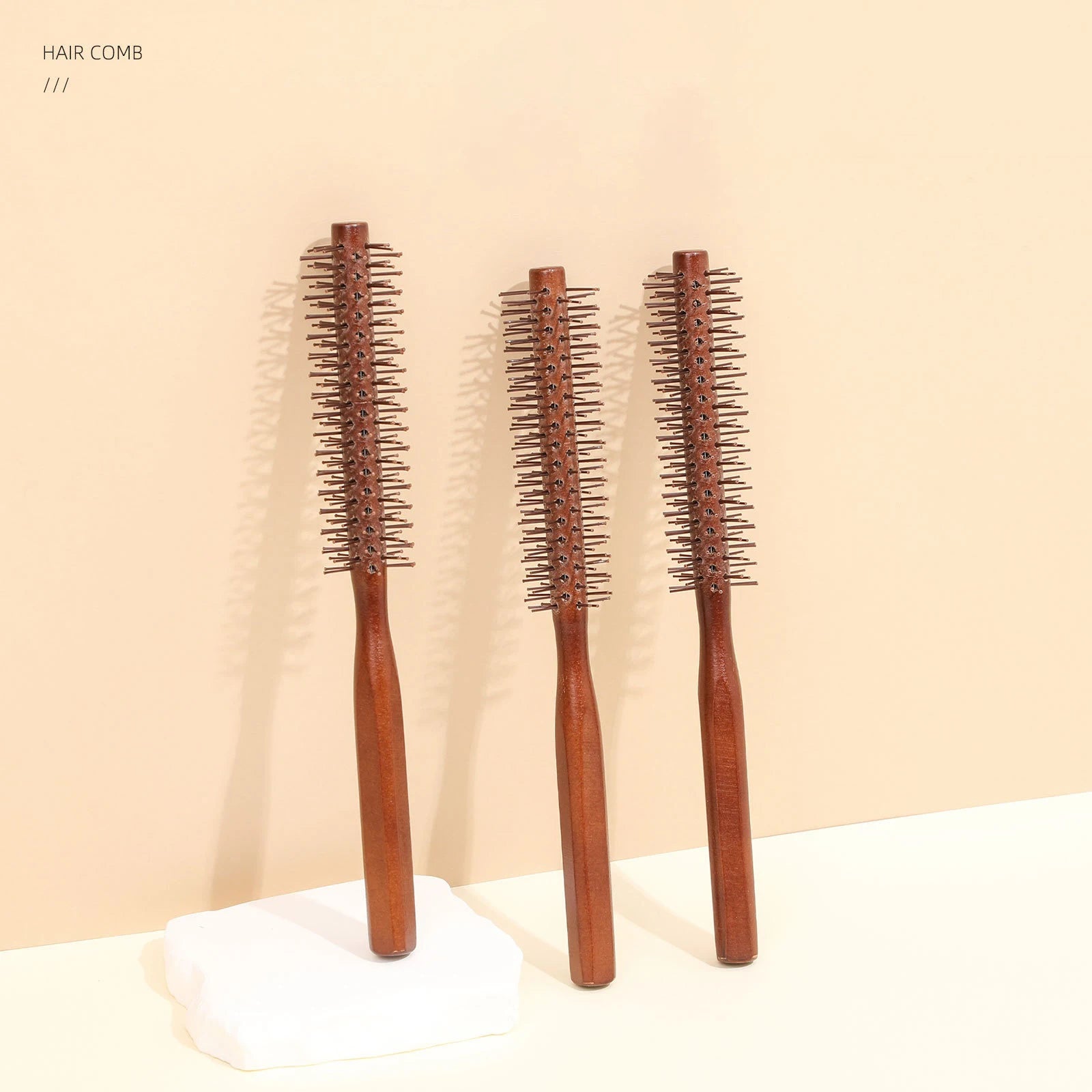 Round Round Styling Hair Brush New Beard Comb  for Wet Wavy Hair Bangs, Lifting, Curling Unisex