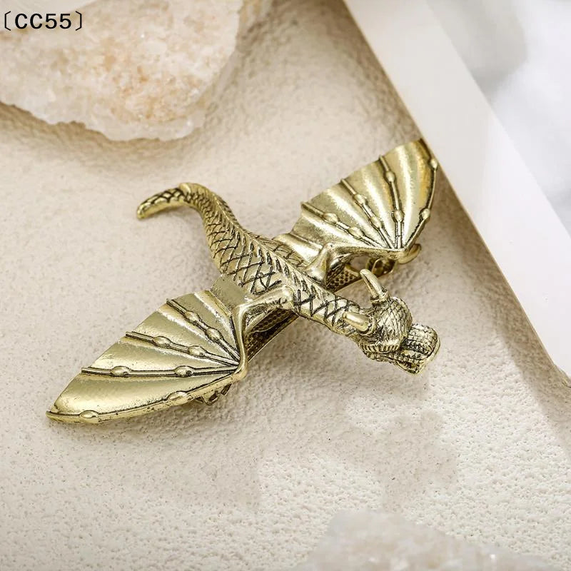 Vintage Viking Dragon Hairpin Fashionable And Elegant Women's Retro Nordic Norwegian Style Hair Accessory Gift〔CC55〕