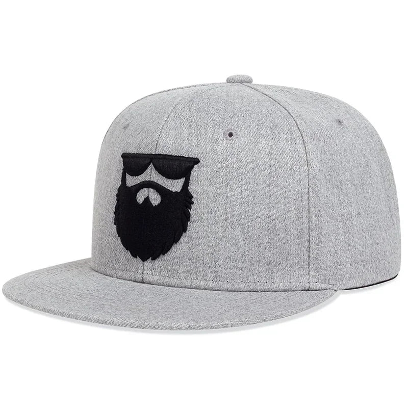 Unisex Beard Old Men Embroidery Hip-hop Hats Spring And Autumn Outdoor Adjustable Sports Casual Baseball Caps Sunscreen Hat