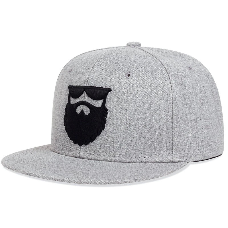 Unisex Beard Old Men Embroidery Hip-hop Hats Spring And Autumn Outdoor Adjustable Sports Casual Baseball Caps Sunscreen Hat