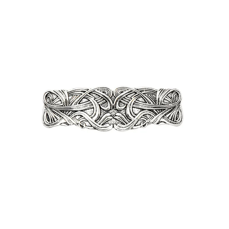 Retro Vikings Celtics Knot Hairpin Women Metal Irish Hindu Symbol Hair Decor Barrette Long Hair Design Female Jewelry