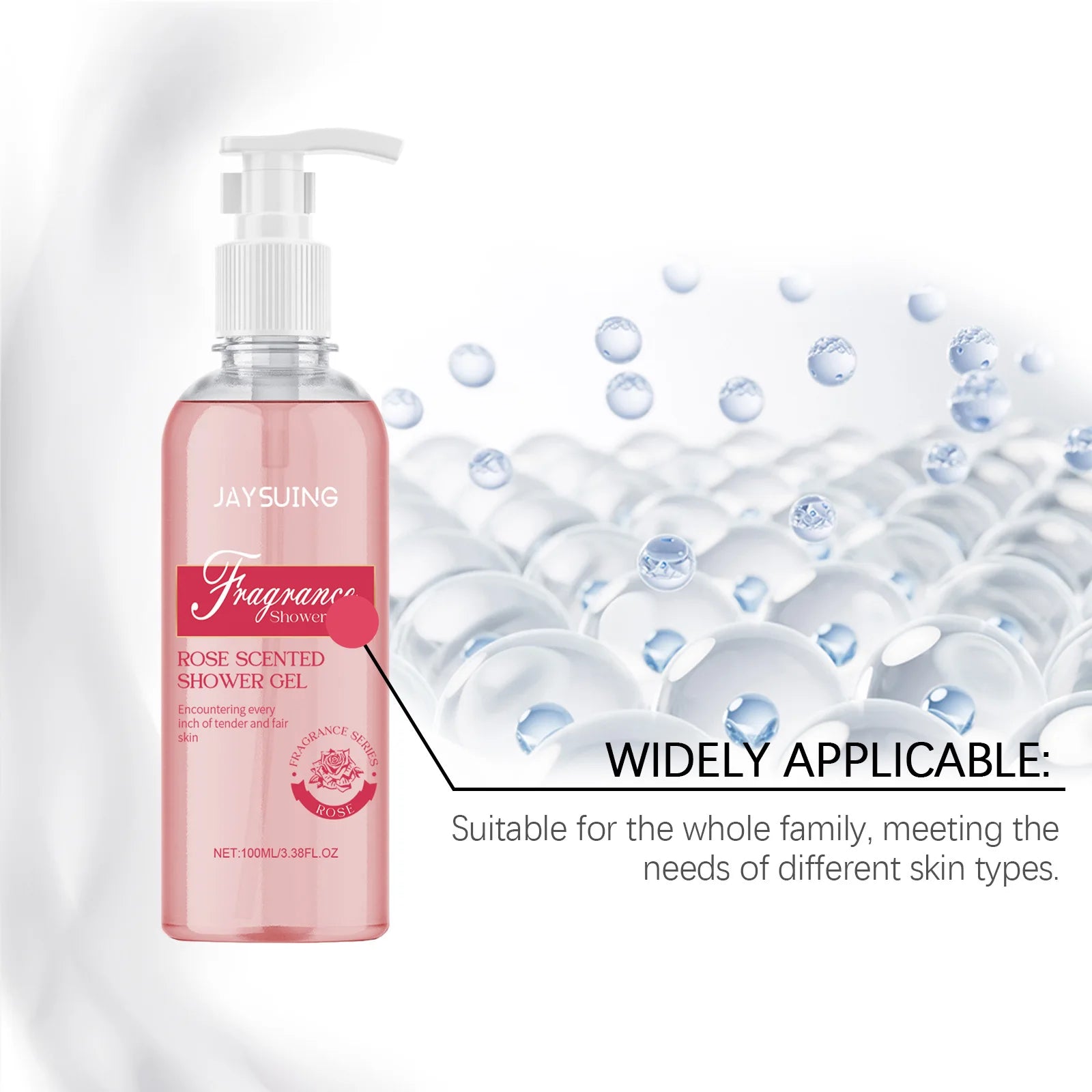 Jaysuing Fragrant Shower Gel – Long-Lasting Perfume Body Wash | Deep Cleansing & Moisturizing