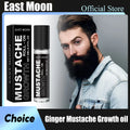 Aceite para el crecimiento de barba y bigote de jengibre